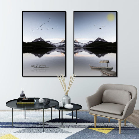 Image of Landscape Modern Canvas Painting Wall Decoration