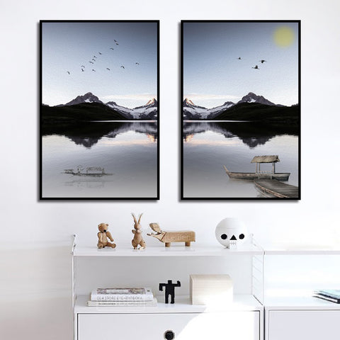 Image of Landscape Modern Canvas Painting Wall Decoration