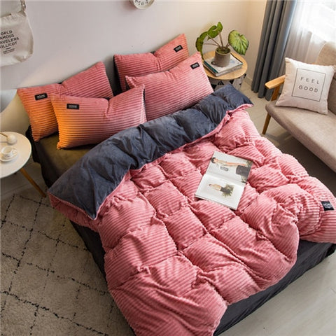 Image of Velvet Fleece PREMIUM BEDDING SET