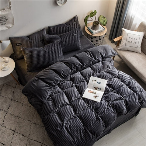 Image of Velvet Fleece PREMIUM BEDDING SET