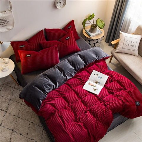 Image of Velvet Fleece PREMIUM BEDDING SET