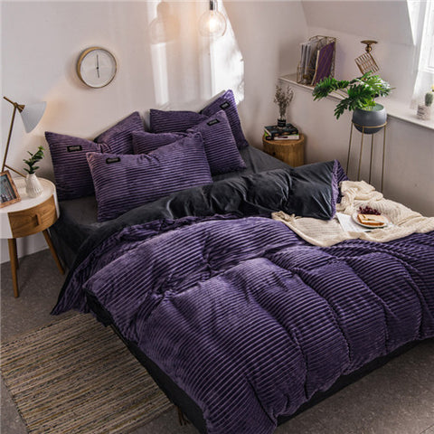 Image of Velvet Fleece PREMIUM BEDDING SET