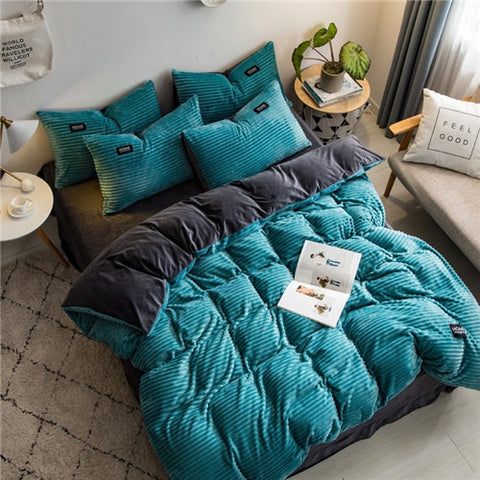 Image of Velvet Fleece PREMIUM BEDDING SET