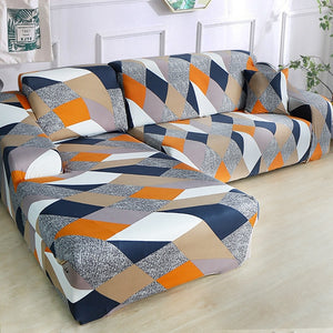 Stretch Sectional Corner Shape Spandex Sofa Covers