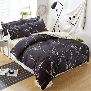 Solstice Home Textile Dark Gray Bedding Set